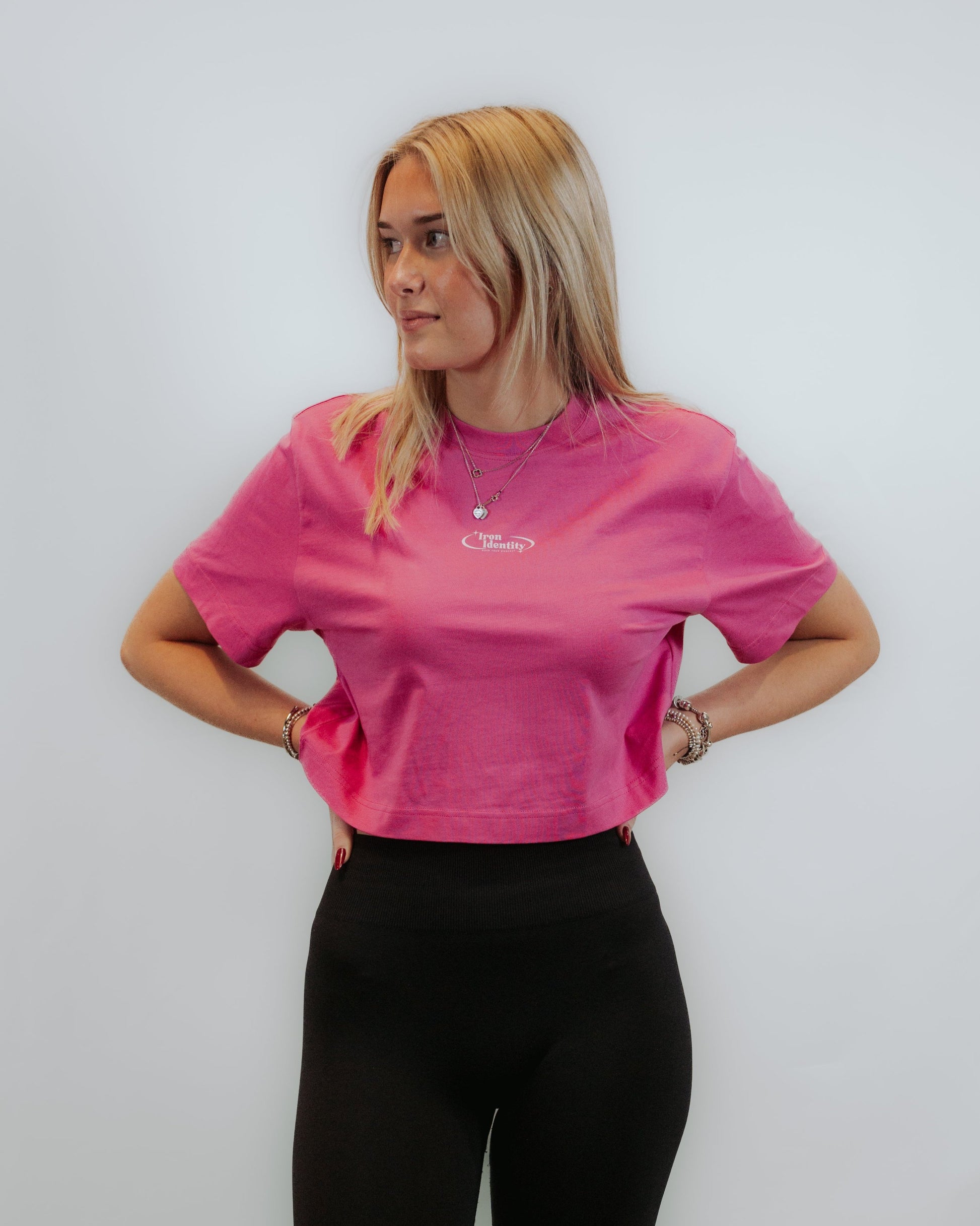 Pinkes Crop Top 