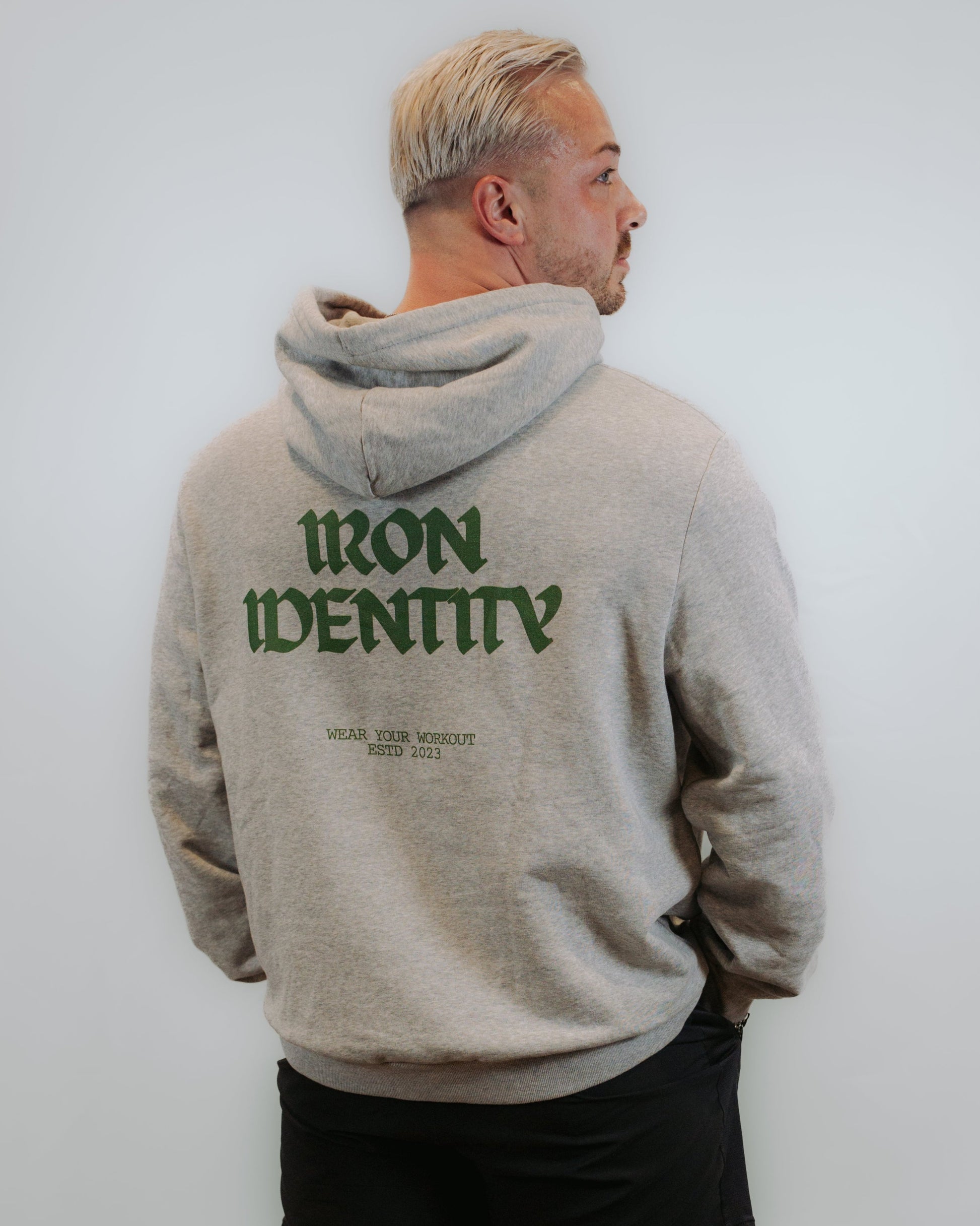 Grauer Hoodie 